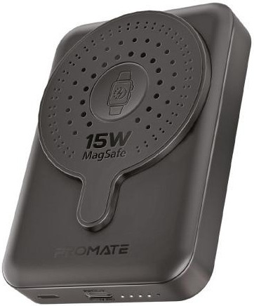 Promate 10000mAh Black (powermag-duo.black) - зображення 1