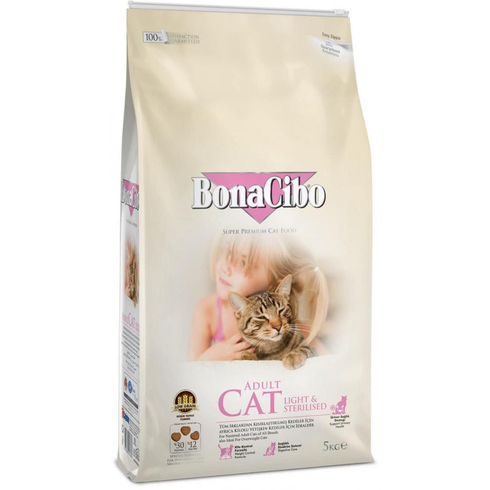 BonaCibo Adult Cat Light and Sterilized 5 кг (BC405680) - зображення 1