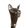 Pasotti Ombrelli Парасоля-тростина Passotti 20 SUM-3 K49 - BLACK CAT рожева автомат з ручкою кішка - зображення 3