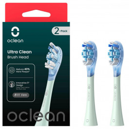 Oclean Brush Head Ultra Gum care 2-pack Green (6970810553536)