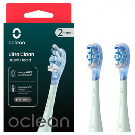 Oclean Brush Head Ultra Clean 2-pack Green (6970810553512)