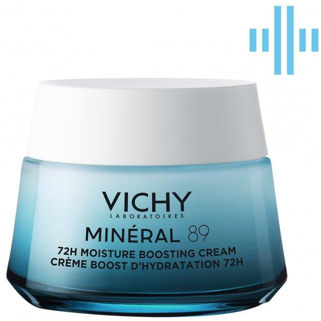 Vichy Легкий крем  Mineral 89 Зволоження 72 години для всіх типів шкіри обличчя 50 мл (3337875831888) - зображення 1