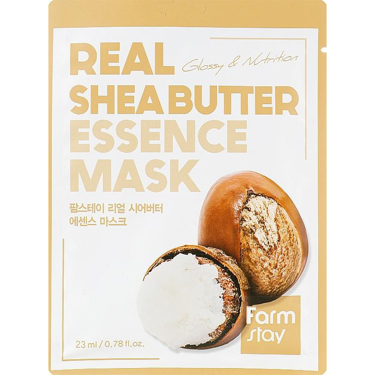 FarmStay Тканевая маска с маслом Ши  Real Shea Butter Essence Mask 23ml - зображення 1