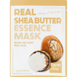 FarmStay Тканевая маска с маслом Ши  Real Shea Butter Essence Mask 23ml