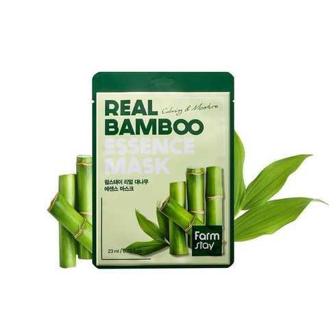 FarmStay Увлажняющая маска для лица с экстрактом бамбука  Real Bamboo Essence Mask 23ml - зображення 1