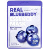 FarmStay Тканевая маска для лица с экстрактом черники  Real Blueberry Essence Mask 23ml - зображення 1