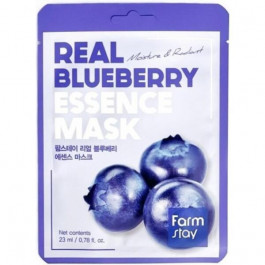FarmStay Тканевая маска для лица с экстрактом черники  Real Blueberry Essence Mask 23ml