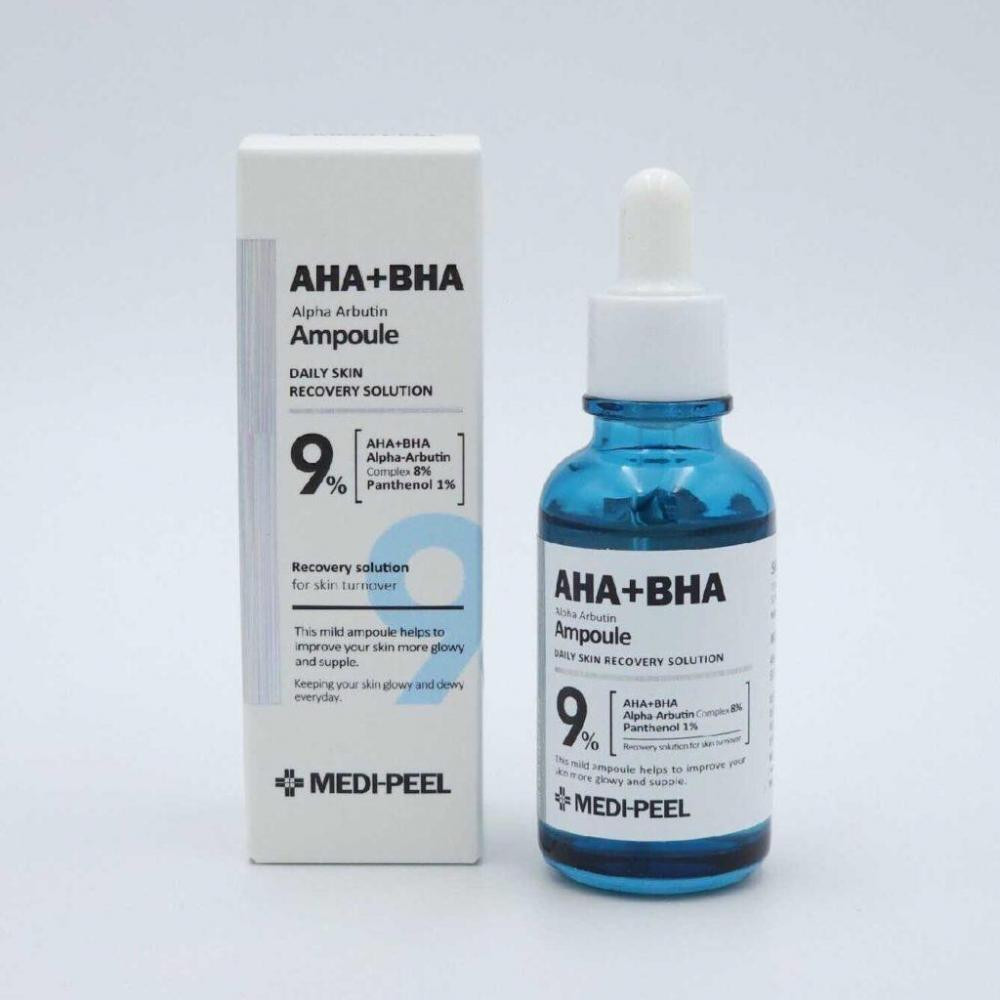 Medi-Peel Осветляющая пилинг-сыворотка с альфа-арбутином  AHA BHA Alpha Arbutin Ampoule 30ml - зображення 1