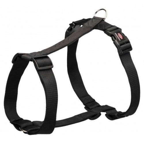 Trixie Шлея  Premium H-Harness для собак, 85-130 см, 38 мм, розмір XL-XXLL, чорний (1999601) - зображення 1