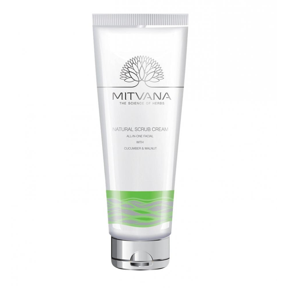 Mitvana Скраб-крем для обличчя Natural Scrub Cream with Cucumber & Walnut  100 мл - зображення 1