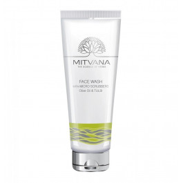 Mitvana Засіб для вмивання обличчя з ефектом скрабування Face Wash With Microscrubbers with Olive & Tulsi  1
