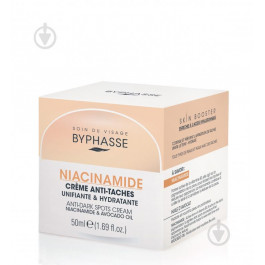 Byphasse Зволожуючий крем для обличчя  проти пігментних плям з ніацинамідом та олією авокадо 50 мл (843609709