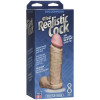 Doc Johnson Фаллоимитатор Realistic Cock 8 Inch White - зображення 3