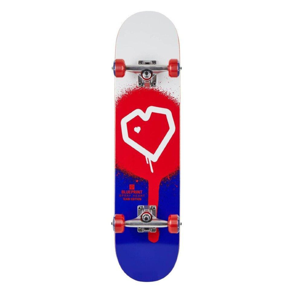 Blueprint Spray Heart V2 Complete 8" Red/Blue - зображення 1