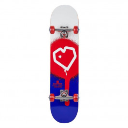   Blueprint Spray Heart V2 Complete 8" Red/Blue