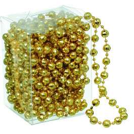JUMI Гирлянда декоративная "Ожерелье" 5м х 10мм, пластик, золото (5900410381025)