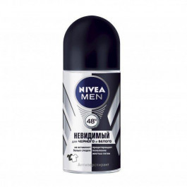 Nivea Дезодорант кульковий  Men «Невидимий захист для чорного і білого», 50 мл (4006000032511)