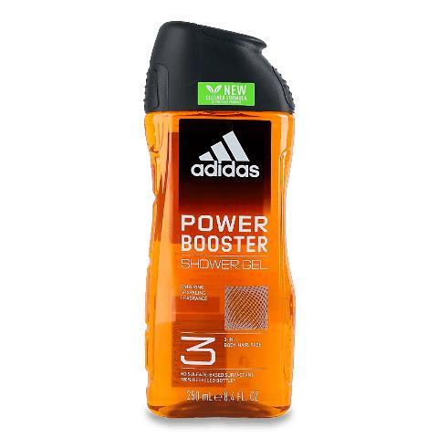 Adidas Гель для душу  Power Booster 3в1, 250 мл (3616304240607) - зображення 1
