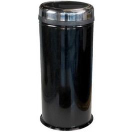 Mertinox Відро для сміття  з кришкою, що обертається, з нержавіючої сталі 27 л Чорне (SU-4513.0000S.102.27)