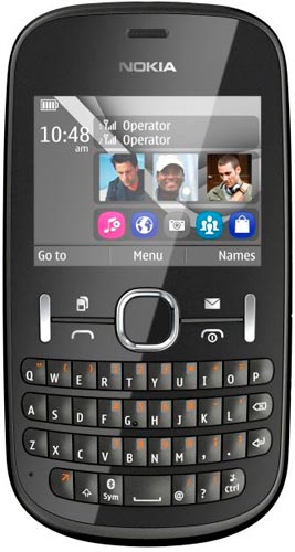 Nokia Asha 200 (Black) - зображення 1