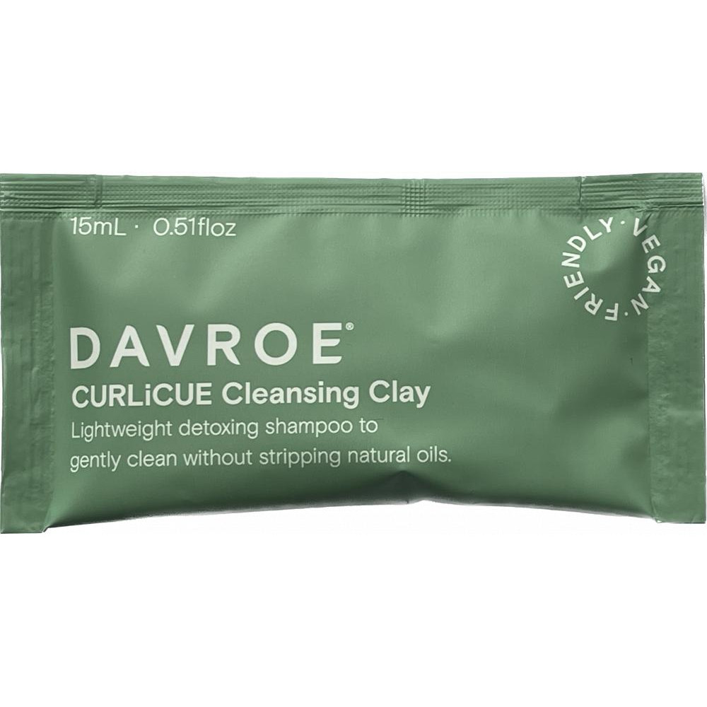 DAVROE Детокс-шампунь з глиною  Curlicue Cleansing Clay Shampoo 15 мл для хвилястого волосся - зображення 1