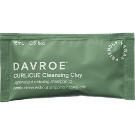 DAVROE Детокс-шампунь з глиною  Curlicue Cleansing Clay Shampoo 15 мл для хвилястого волосся