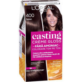 L'Oreal Paris Крем-фарба для волосся без аміаку  Casting Creme Gloss 400 - Каштан 120 мл (3600521249888)
