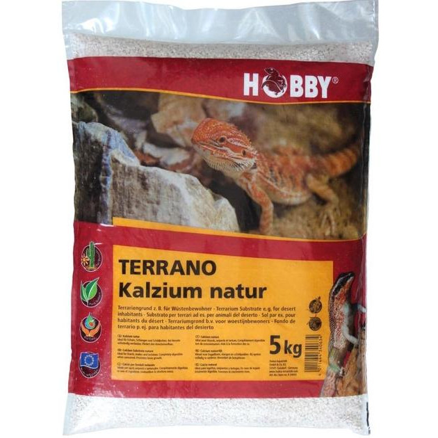 Hobby Terrano Calcium Substrate Natural 2-3 мм 5 кг (34063) (HB34063) - зображення 1
