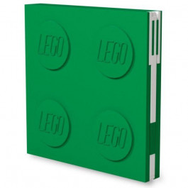 LEGO Блокнот із ручкою  Stationery Deluxe зелений 4003064-52443
