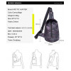 Arctic Hunter Удобная сумка-мессенджер для бизнеса и путешествий  XB00037, многофункциональная, 4л Камуфляж - зображення 5