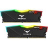 TEAM 16 GB (2x8GB) DDR4 3000 MHz Delta RGB Black (TF3D416G3000HC16CDC01) - зображення 1