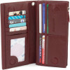 ST Leather Великий жіночий гаманець із натуральної шкіри бордового кольору  1767475 - зображення 2