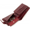 ST Leather Маленький жіночий гаманець із натуральної шкіри бордового кольору з блоком під карти  1767457 - зображення 5