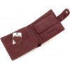 ST Leather Маленький жіночий гаманець із натуральної шкіри бордового кольору з блоком під карти  1767457 - зображення 7