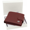 ST Leather Маленький жіночий гаманець із натуральної шкіри бордового кольору з блоком під карти  1767457 - зображення 8