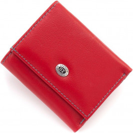 ST Leather Маленький жіночий гаманець із натуральної шкіри червоного кольору  1767258