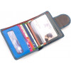 ST Leather Шкіряний жіночий гаманець насиченого синього кольору з фіксацією на магніт  1767306 - зображення 6