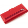 ST Leather Червоний жіночий гаманець великого розміру із натуральної шкіри на кнопці  1767409 - зображення 3