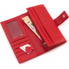 ST Leather Червоний жіночий гаманець великого розміру із натуральної шкіри на кнопці  1767409 - зображення 7
