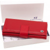 ST Leather Червоний жіночий гаманець великого розміру із натуральної шкіри на кнопці  1767409 - зображення 8