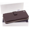 ST Leather Місткий коричневий гаманець-клатч із натуральної шкіри на зап'ястя  1767373 - зображення 8