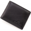 ST Leather Чоловічий шкіряний гаманець чорного кольору із затискачем для купюр  1767348 - зображення 1
