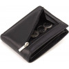 ST Leather Чоловічий шкіряний гаманець чорного кольору із затискачем для купюр  1767348 - зображення 4