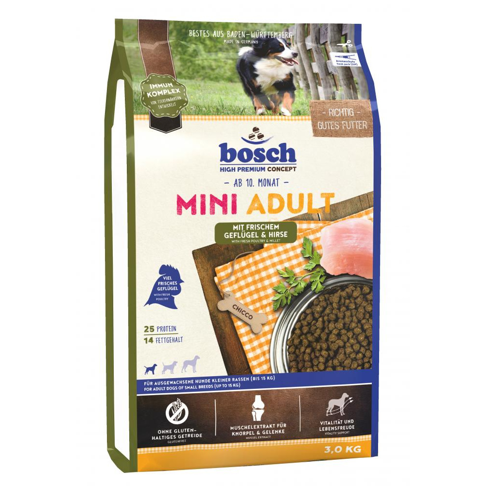 Bosch Adult Mini Poultry & Millet 3 кг - зображення 1