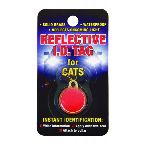 Coastal ID Tag брелок светоотражающий для адреса на ошейник для котов (45000_CAT) - зображення 1