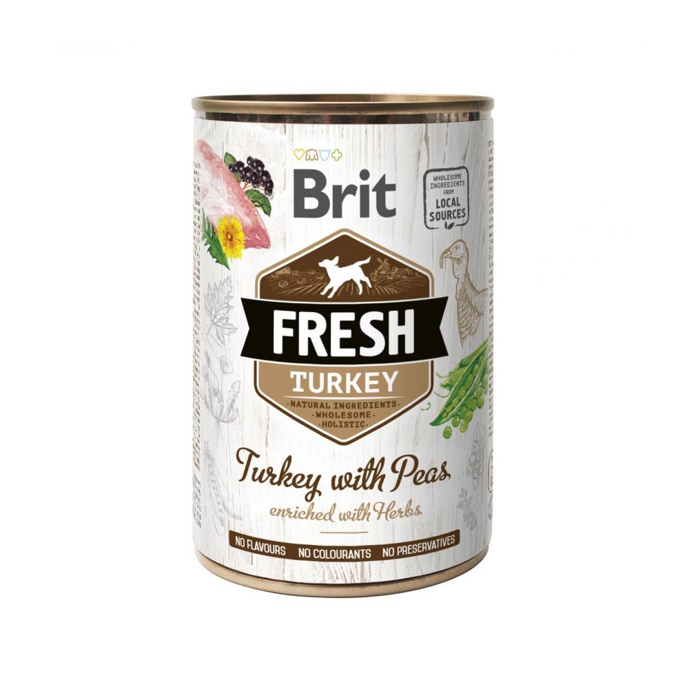 Brit Fresh Turkey Peas 400 г 100157/3879 - зображення 1