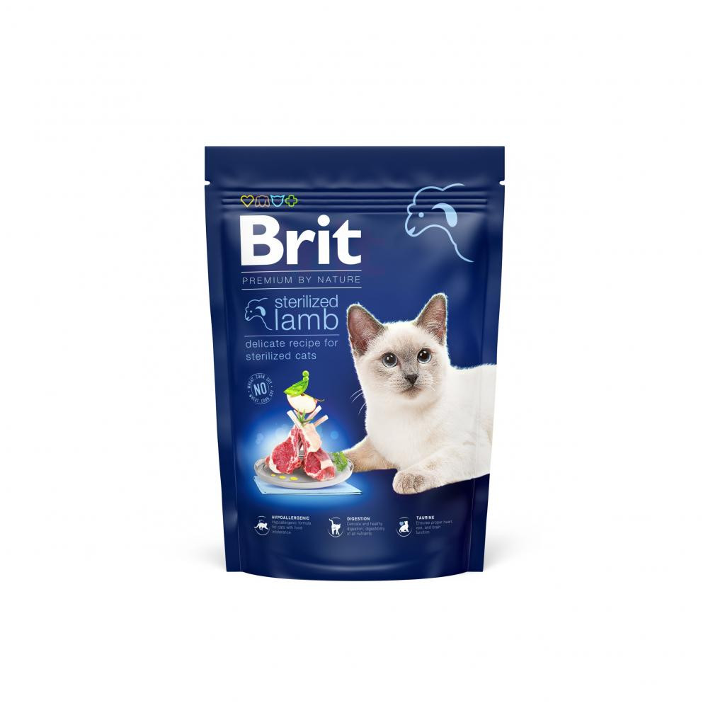 Brit Premium Cat Sterilized Lamb 0.8 кг (171855) - зображення 1