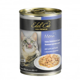 Edel Cat Ніжні шматочки в соусі з лососем і фореллю 400 г