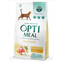 Optimeal Для взрослых кошек Курица 0,7 кг (4820215364676)