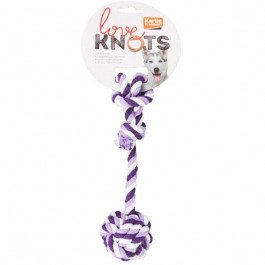 Karlie-Flamingo Cotton Rope Knot - веревочный мяч с канатом и одним узлом для собак (514555)